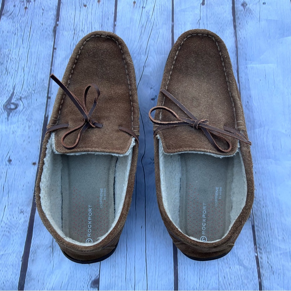ROCKPORT Slippers Faux Fur Lined Men’s Size 9 - RN# 119841